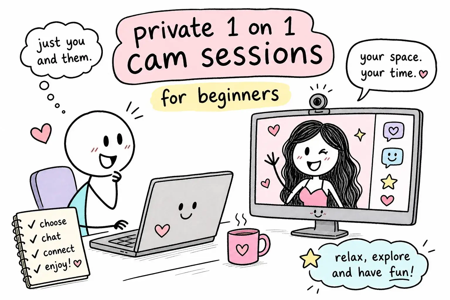 Private 1 on 1 Cam Sessions: A Complete Beginner's Guide