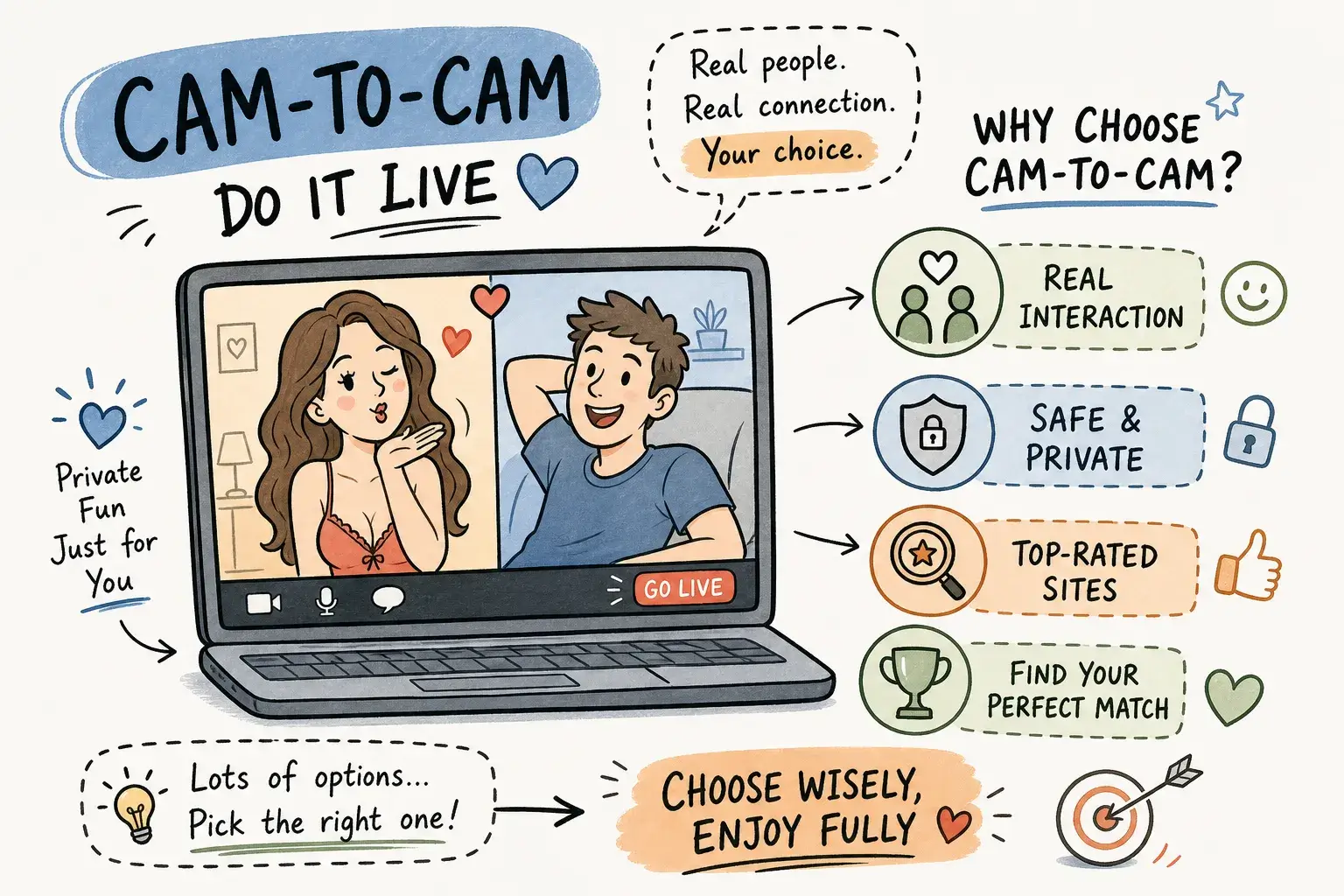 Top Cam-to-Cam Adult Sites in 2026: Pick the Right One